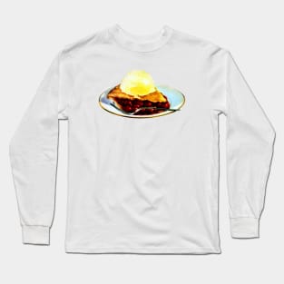 Vintage Pie a la Mode Long Sleeve T-Shirt